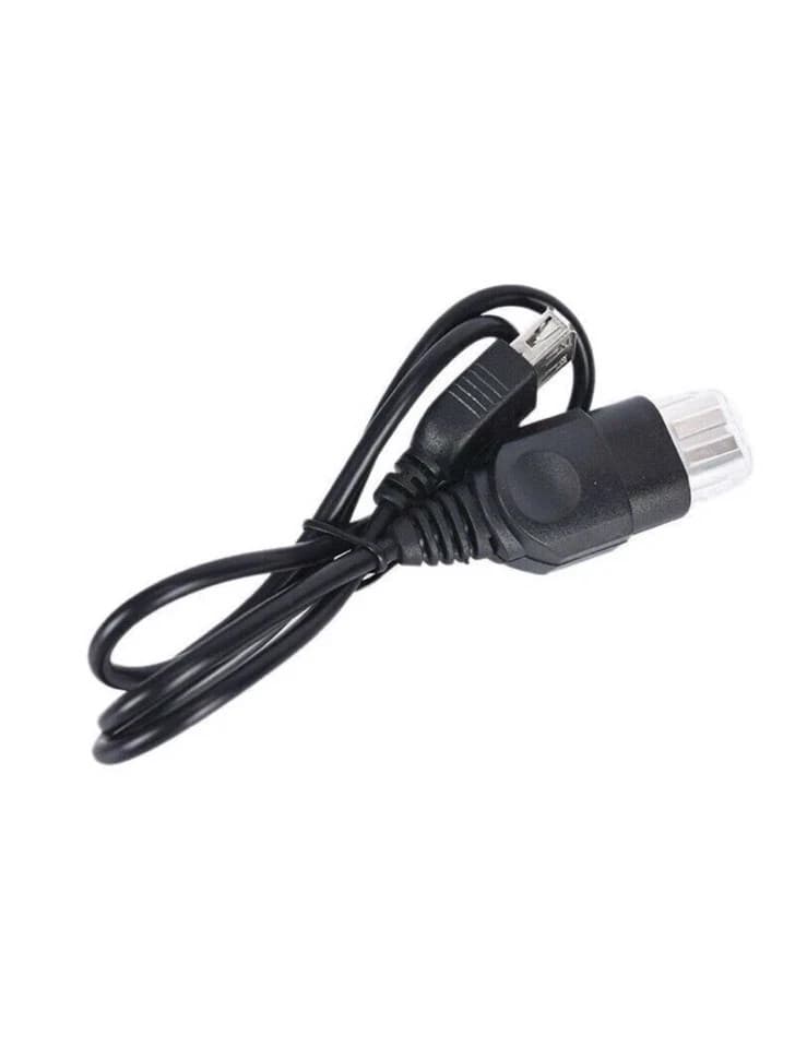 Xbox to Controller to Female USB Adapter Converter Cable Cord Black 70cm - Thumbnail 3