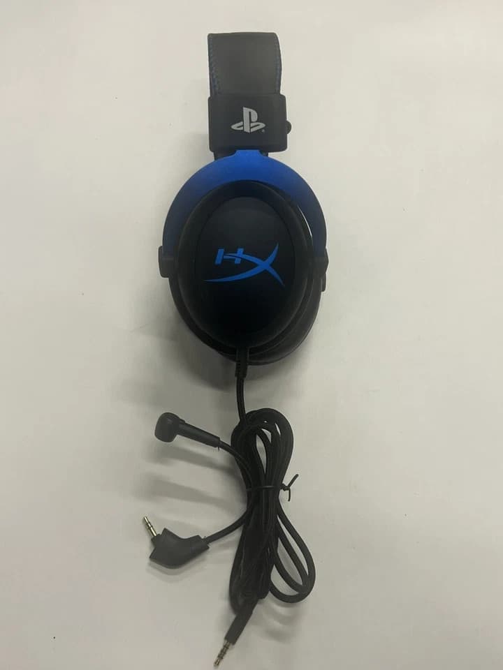 HyperX - Cloud Wired Gaming Headset for PS5 and PS4 - Black/Blue - Thumbnail 4