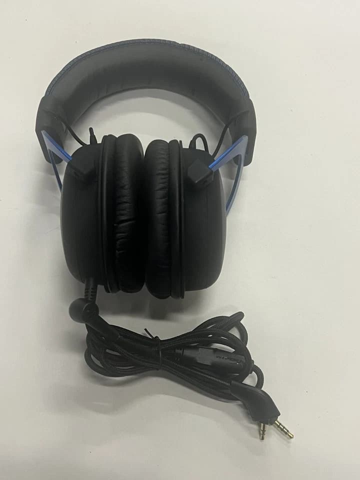 HyperX - Cloud Wired Gaming Headset for PS5 and PS4 - Black/Blue - Thumbnail 5