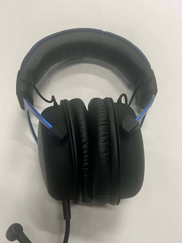 HyperX - Cloud Wired Gaming Headset for PS5 and PS4 - Black/Blue - Thumbnail 3