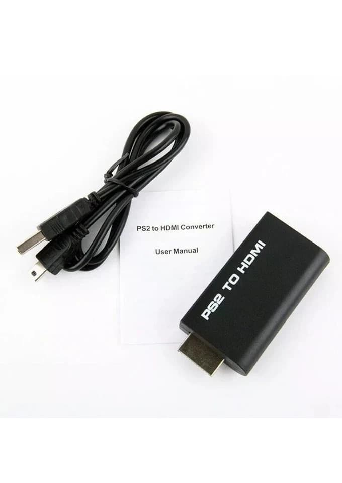 PS2 to HDMI Video Converter Adapter with 3.5mm Audio Output for HDTV Monitor US - Thumbnail 6