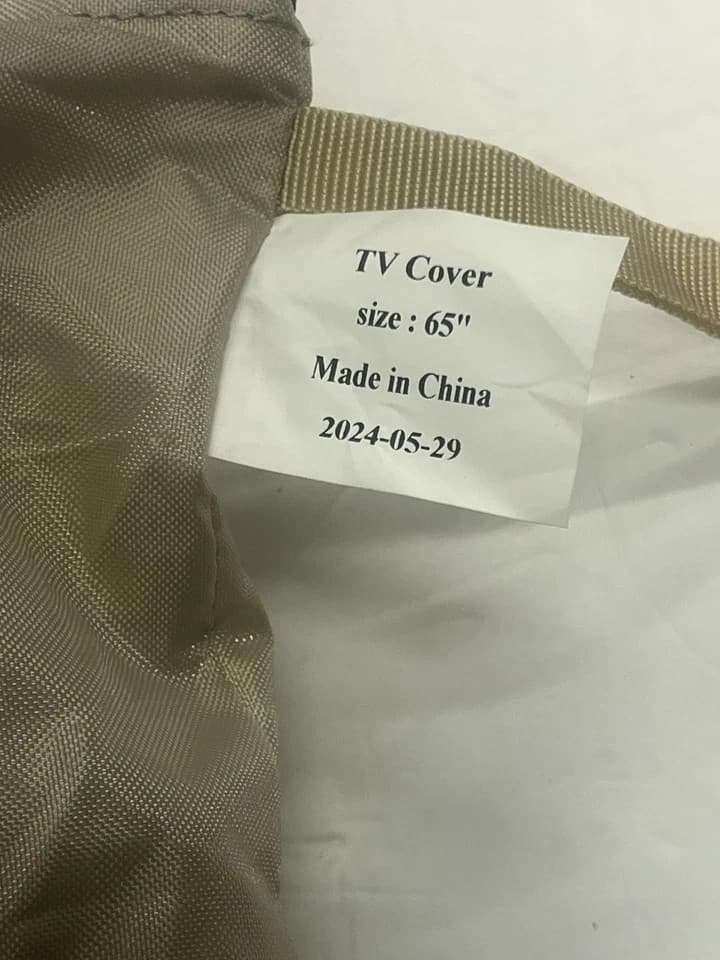 SYLVOX TV Cover Weatherproof Screen Cover 60"-65" TV Suitable outdoor TV protect - Thumbnail 3