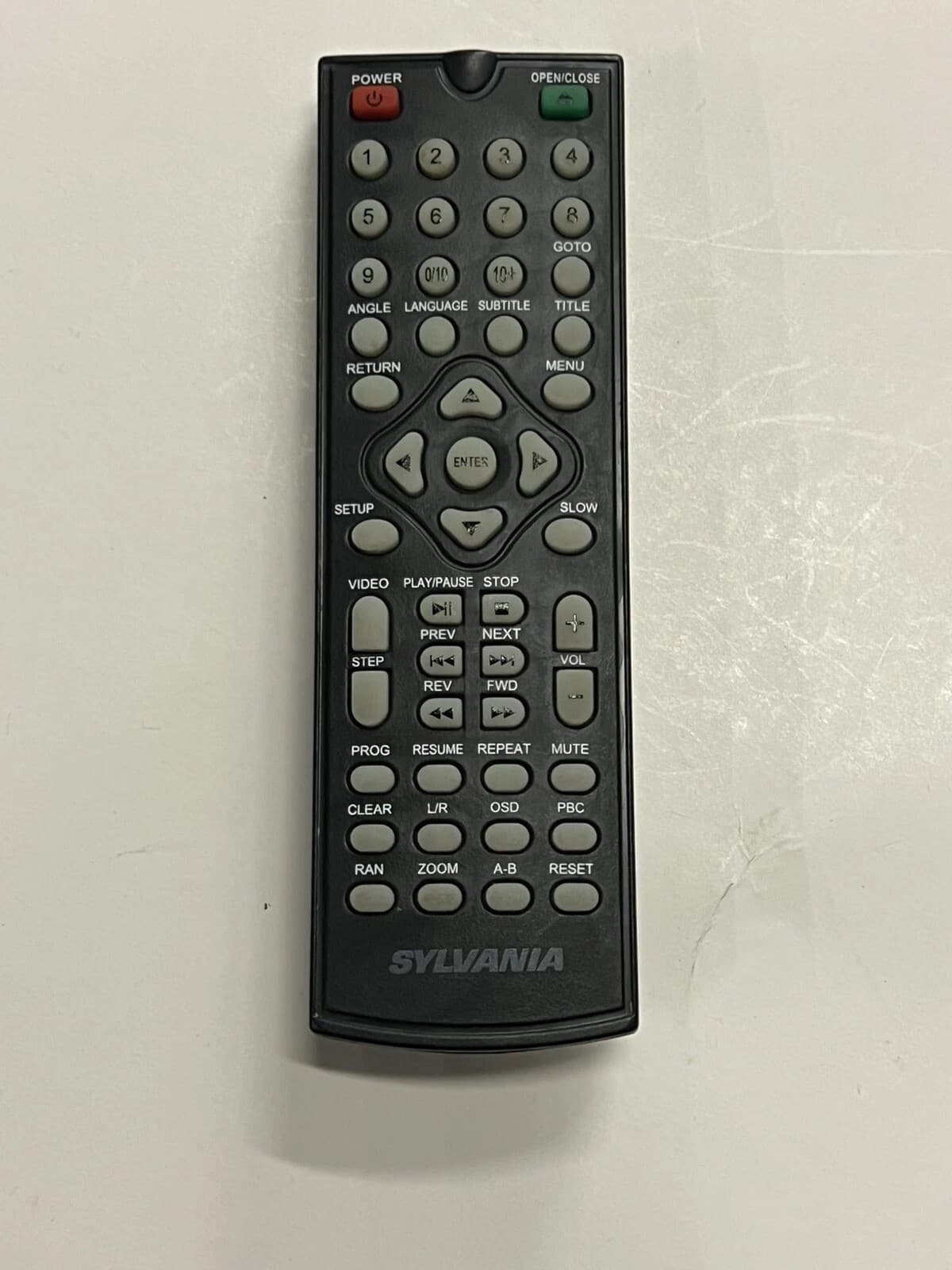 Sylvania QF-X898 Original OEM DVD Remote Control NO BACK - Thumbnail 2