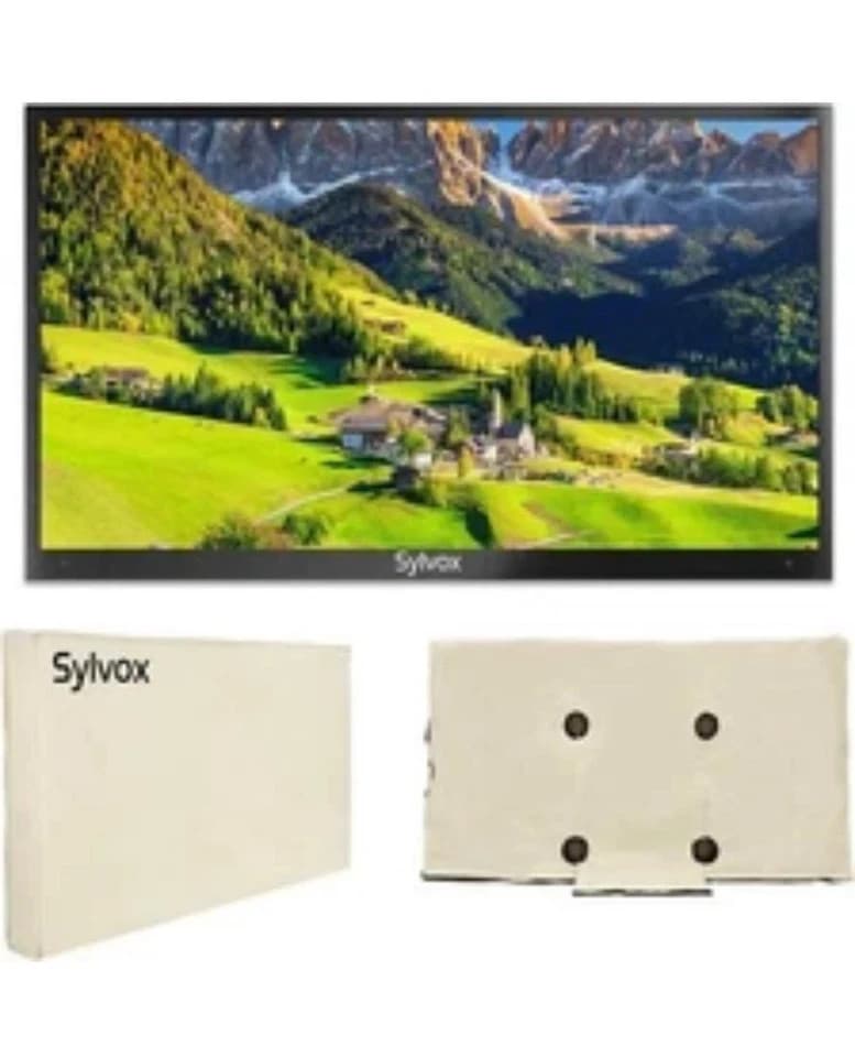 SYLVOX TV Cover Weatherproof Screen Cover 60"-65" TV Suitable outdoor TV protect - Thumbnail 6