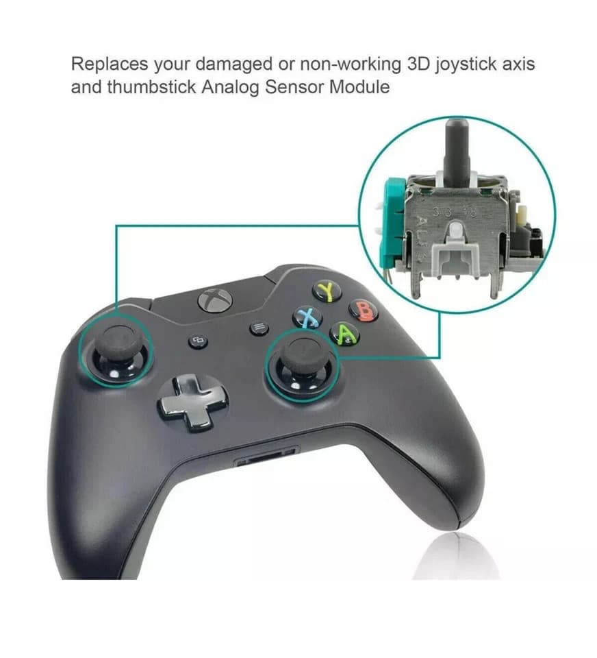 10 &10 Analog Stick Joystick Replacement For PS4 Dualshock 4 Xbox One Controller - Thumbnail 7
