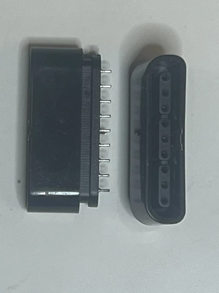 Conector Male Compatible for Command Console sony Play Station 2 Port 180º - Thumbnail 3