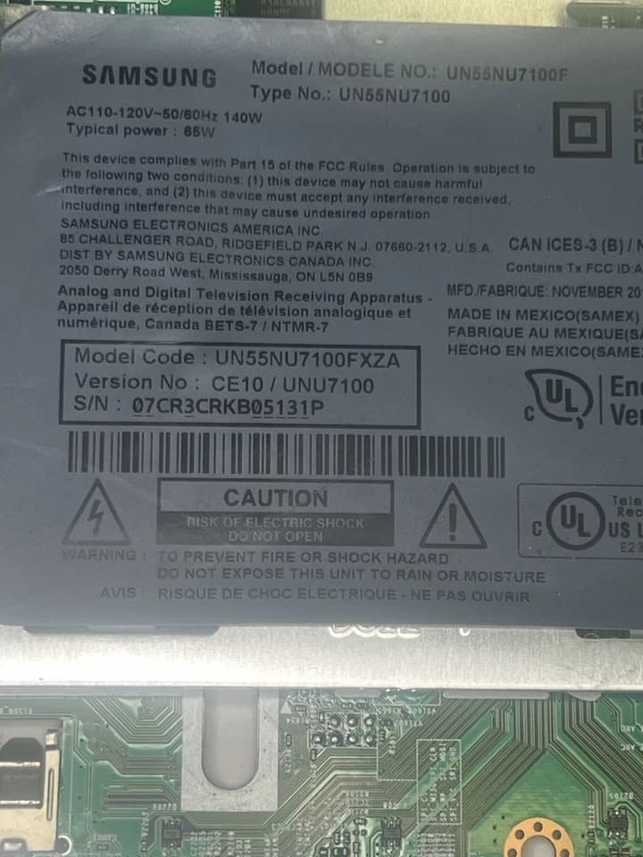 Samsung UN55NU7100F BN44-00932B Power Supply UN55NU6900B UN58NU710DF UN55NU7300F - Thumbnail 2