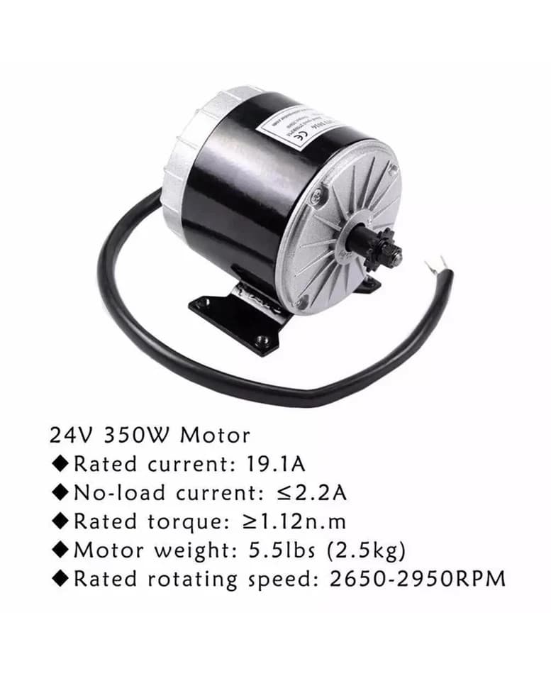 Razor W15130640148 Pocket 24V Brush Electric Motor Genuine OEM - Thumbnail 2