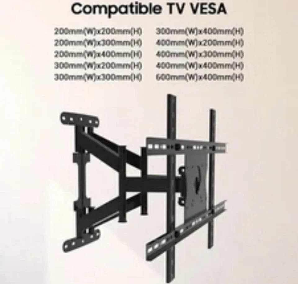 TV Wall Mount for Large TVs 40" to 75" Tilt & Extension Universal Design Works - Thumbnail 3
