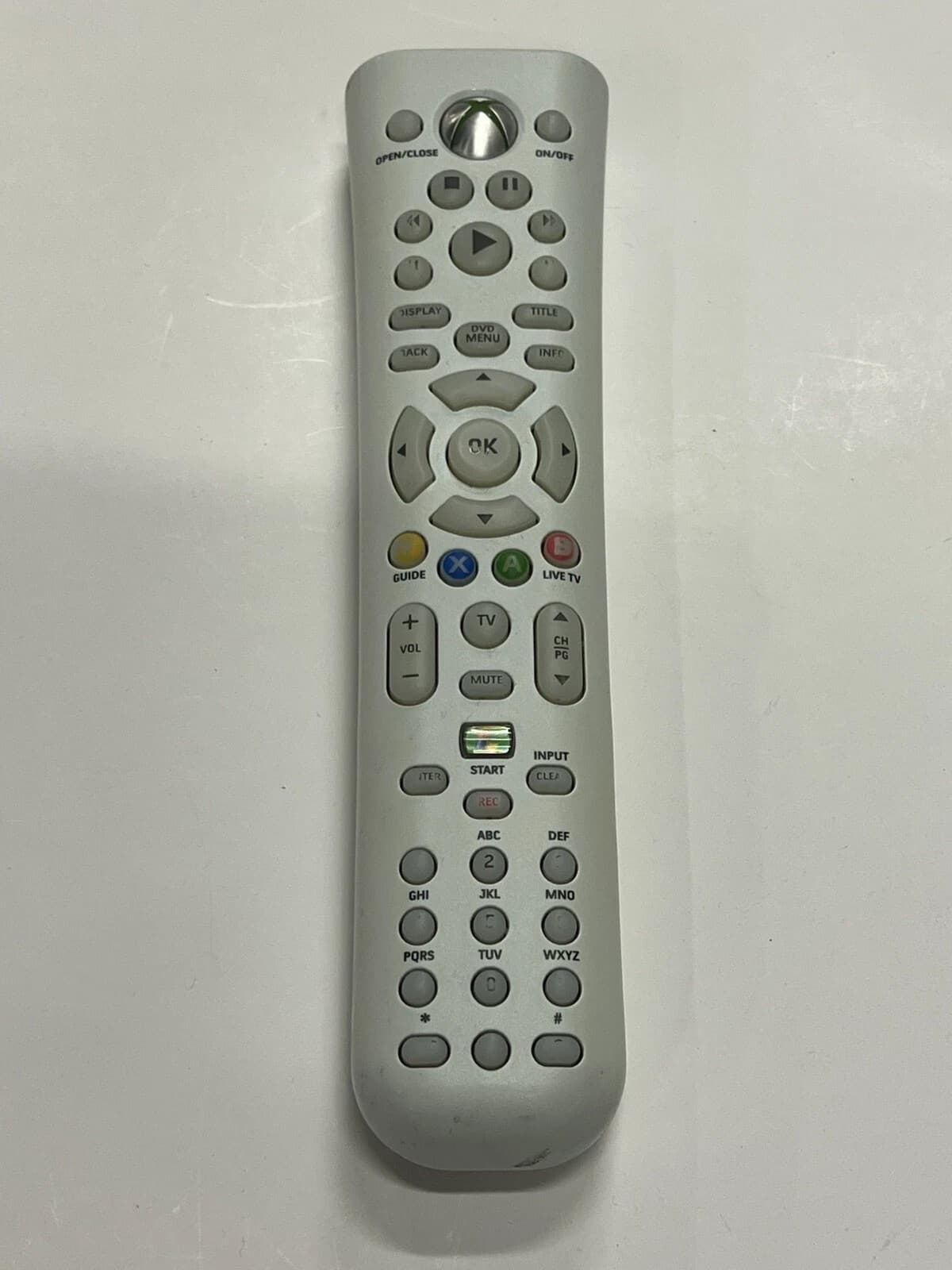 Original Microsoft Xbox 360 Media Remote DVD Console White Genuine