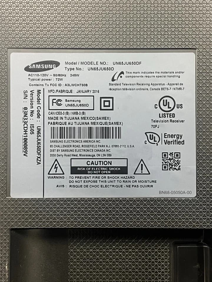 BN97- - 10836A SAMSUNG UN65KU650DFXZA UN65KU650DF BN94-10521A - Thumbnail 4