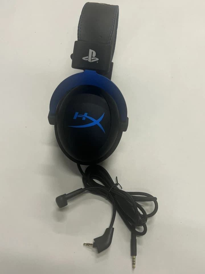 HyperX - Cloud Wired Gaming Headset for PS5 and PS4 - Black/Blue - Thumbnail 6
