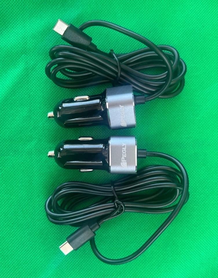 X2. Car Charger Charging 5V USB Type-C Cord Power adapter For Nintendo Switch