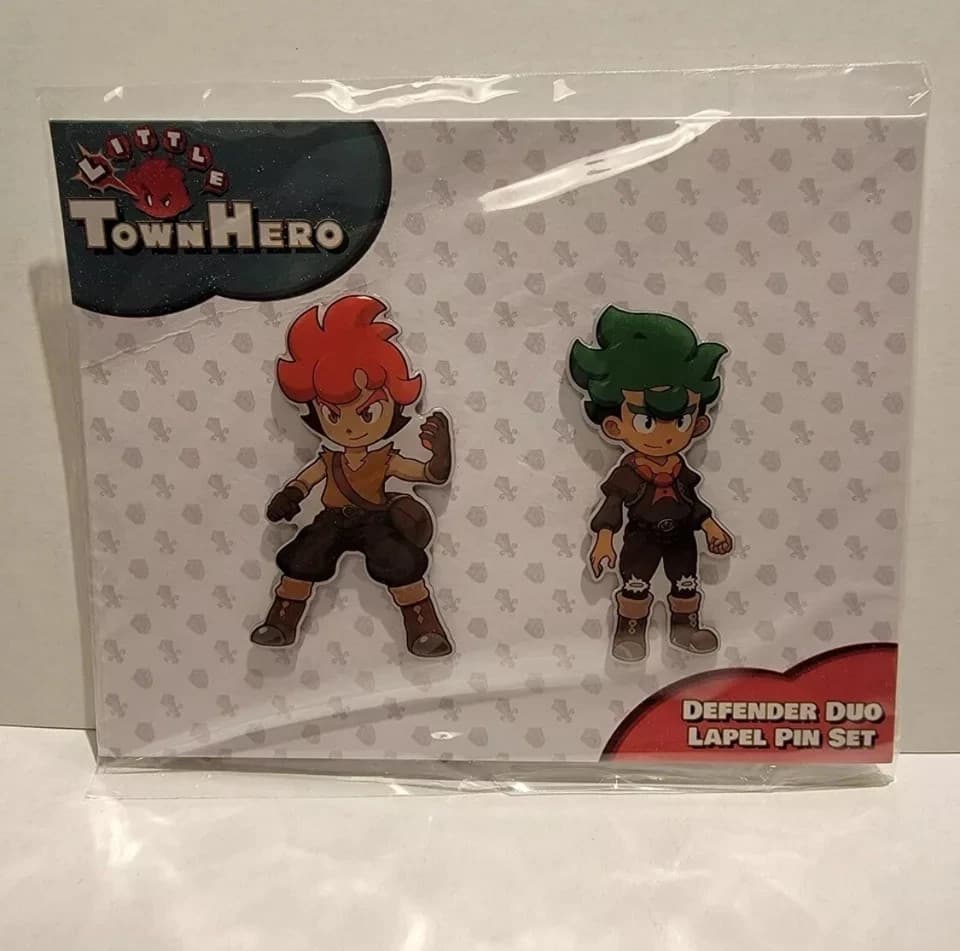 Little Town Hero Nintendo Switch Defender Duo Lapel Pin Set