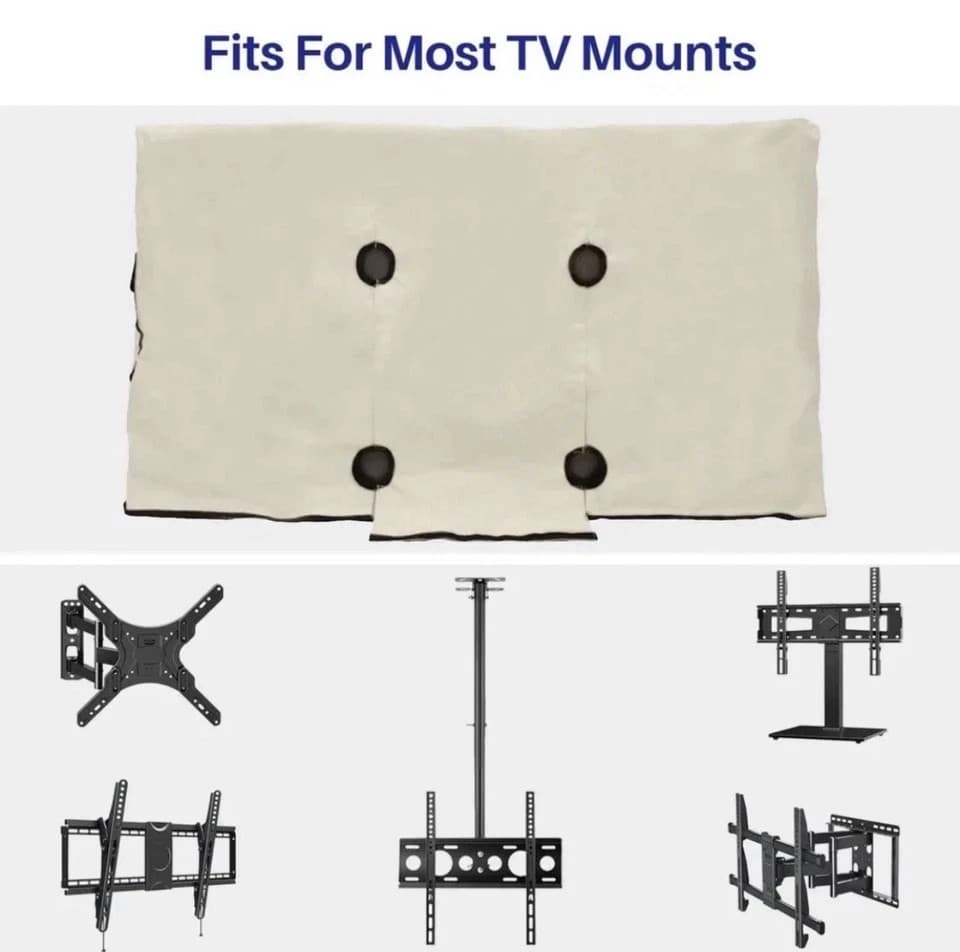 Sylvox 40-43 inch Outdoor TV Cover Waterproof TVs Dustproof Weatherproof - Thumbnail 2