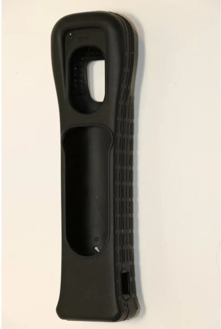 X2 Genuine NINTENDO WII CONTROLLER REMOTE COVER CASE BLACK CLEAR RVL-022