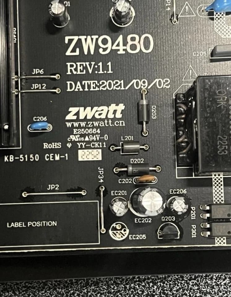 Sylvox OT55A1KAGC Power Board WPF2208015 - Thumbnail 2