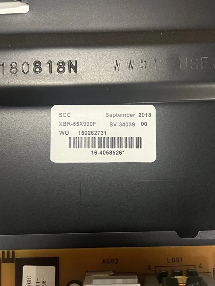 T-Con Board For Sony XBR55X900F 55" 4K Ultra HD TV - Thumbnail 4