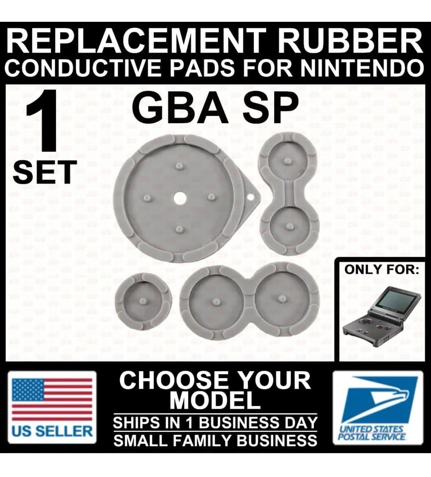 Conductive Rubber Controller D-Pad GBA SP