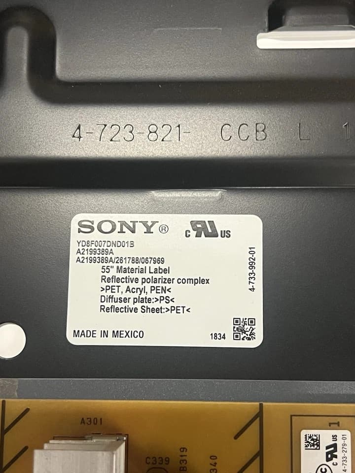 T-Con Board For Sony XBR55X900F 55" 4K Ultra HD TV - Thumbnail 5