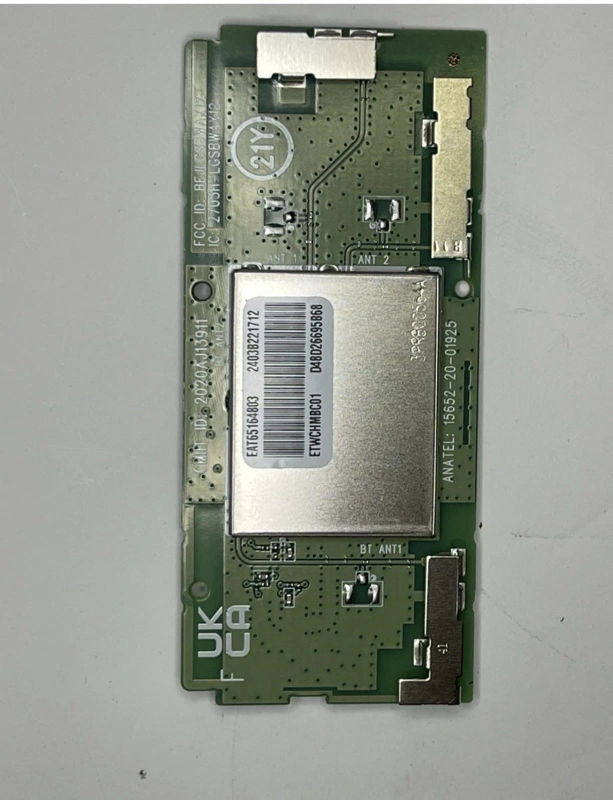 LG 75QNED85TAA WiFi Sensor Board LGSBWAX12 - Thumbnail 6