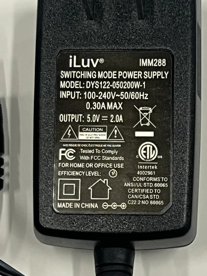 iLuv iMM155 Switching Mode Power Supply DYS122-050200W-1 - Thumbnail 5