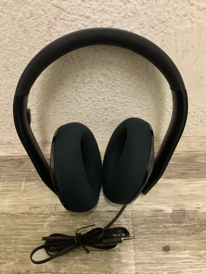 Original Microsoft Stereo Headset for Xbox One Black Tested/Working
