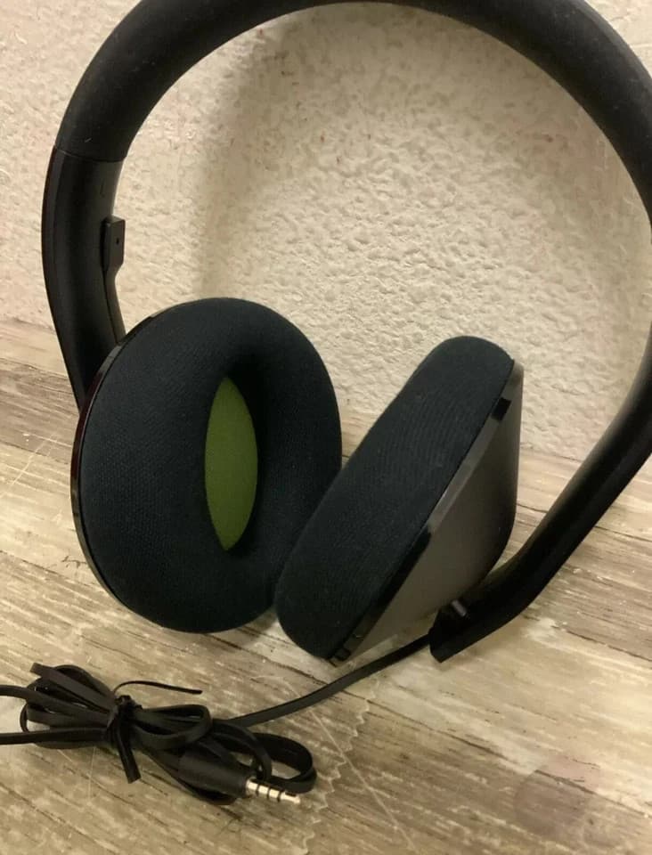 Original Microsoft Stereo Headset for Xbox One Black Tested/Working - Thumbnail 3