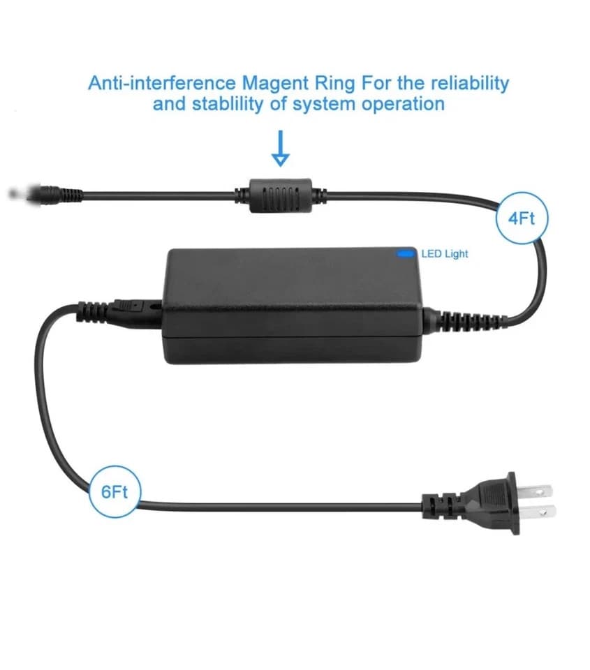 AC/DC Adapter 12V 3A 36W for Asus Eee PC EXA0801XA R33030 Power Supply Cord PSU - Thumbnail 3