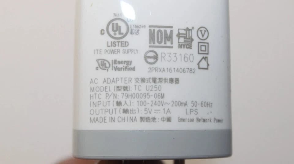 Genuine Original HTC TC U250 ITE Power Supply AC Adapter Output DC 5V 1A - Thumbnail 2