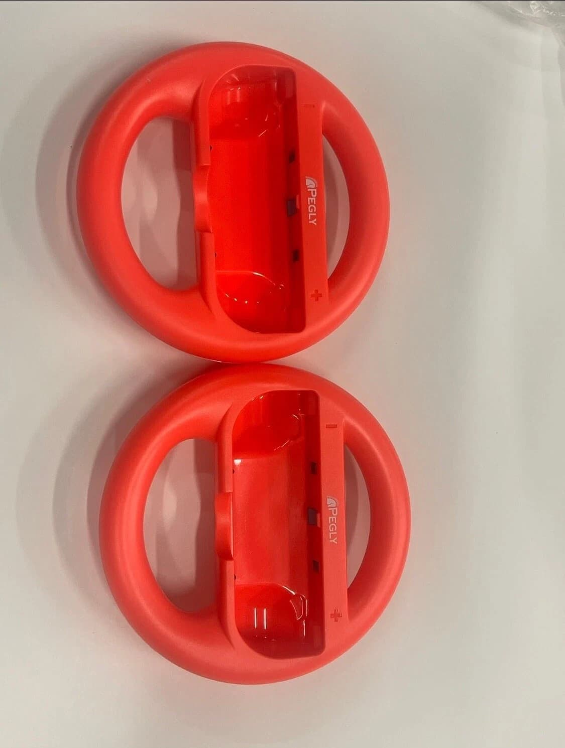 2 Pack Racing Steering Wheel For Nintendo Switch Joy-Con Controller Handle Grip - Thumbnail 3