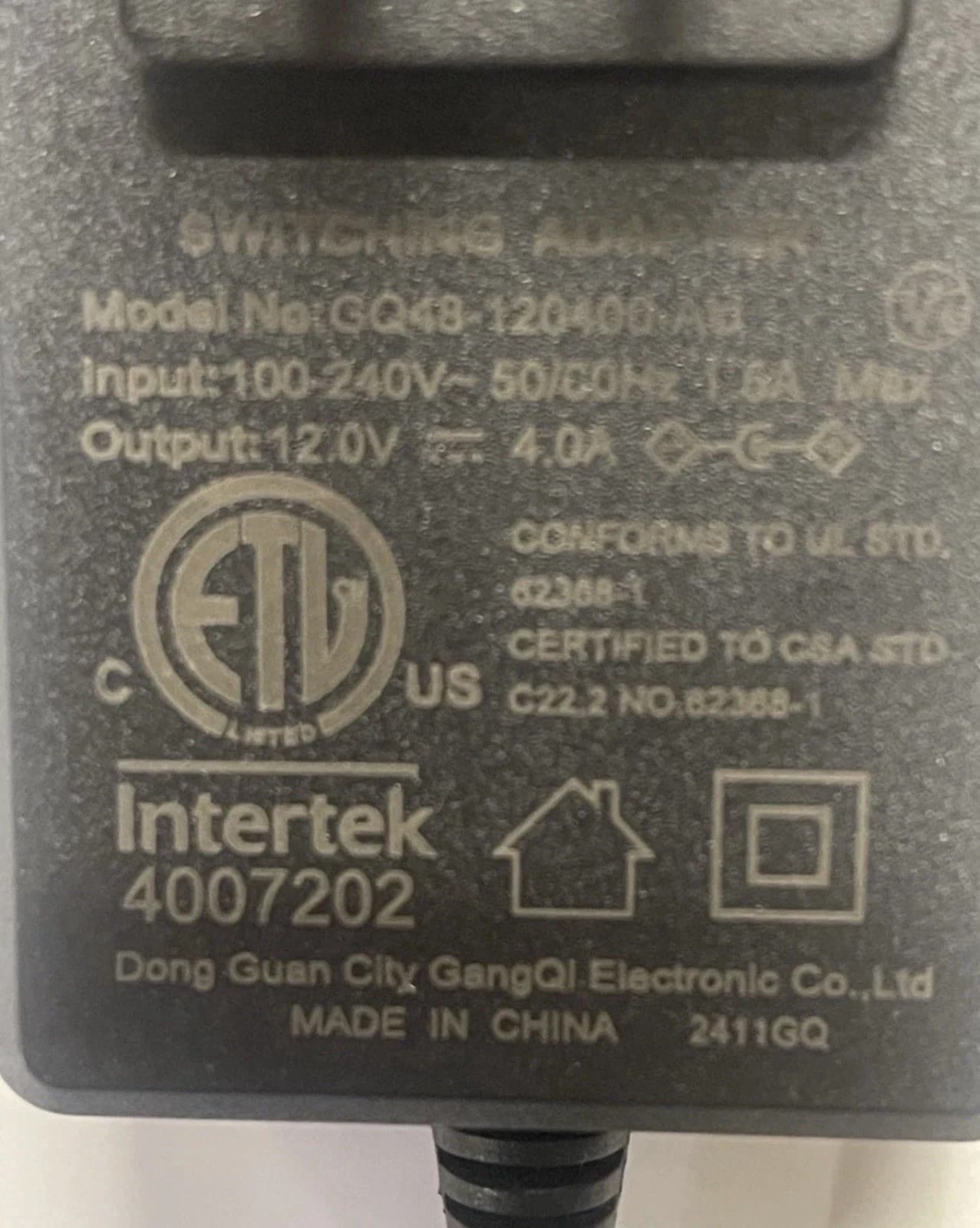 12V AC Adapter Charger For SYLVOX 15.6 inch Portable TV 10000 mAh Read Des - Thumbnail 5