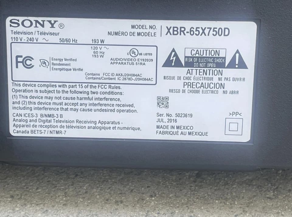 Sony TV XBR-65X750D T-Con Board P/N 6870C-0642B TConn - Thumbnail 4