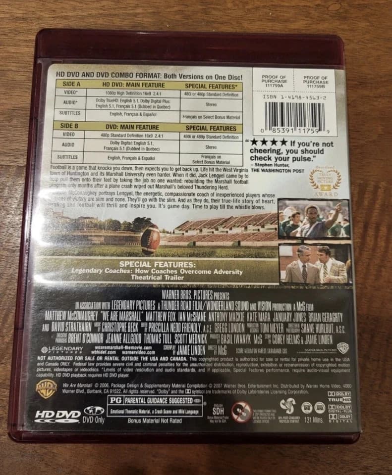 We Are Marshall (DVD, 2006) - Thumbnail 2
