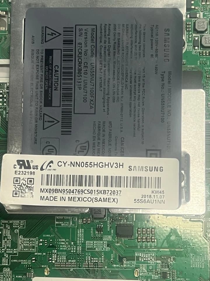 BN94-13274B SAMSUNG UN55NU7100FXZA UN55NU7200FXZA MAIN BN94-13274B - Thumbnail 5