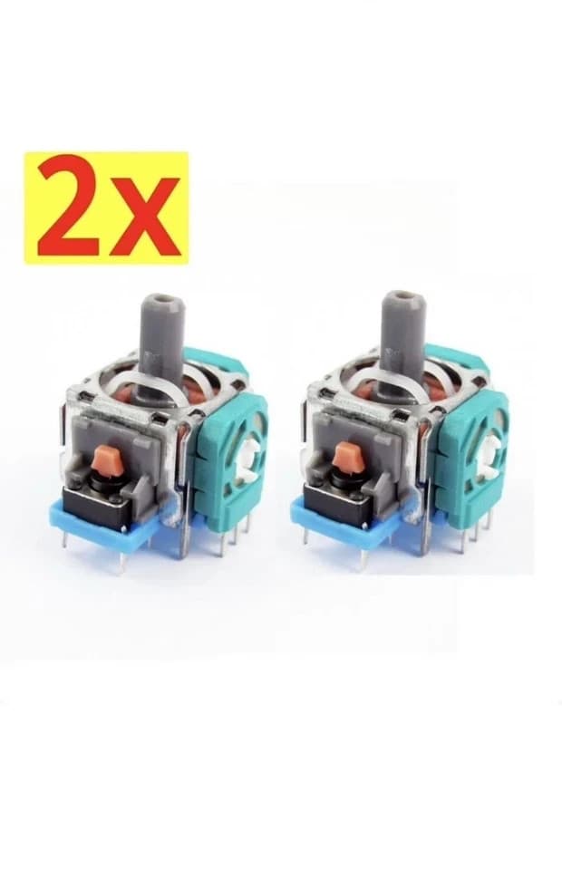 OEM Analog Stick Joystick and Caps Replacement For PS4 Controller - Thumbnail 5
