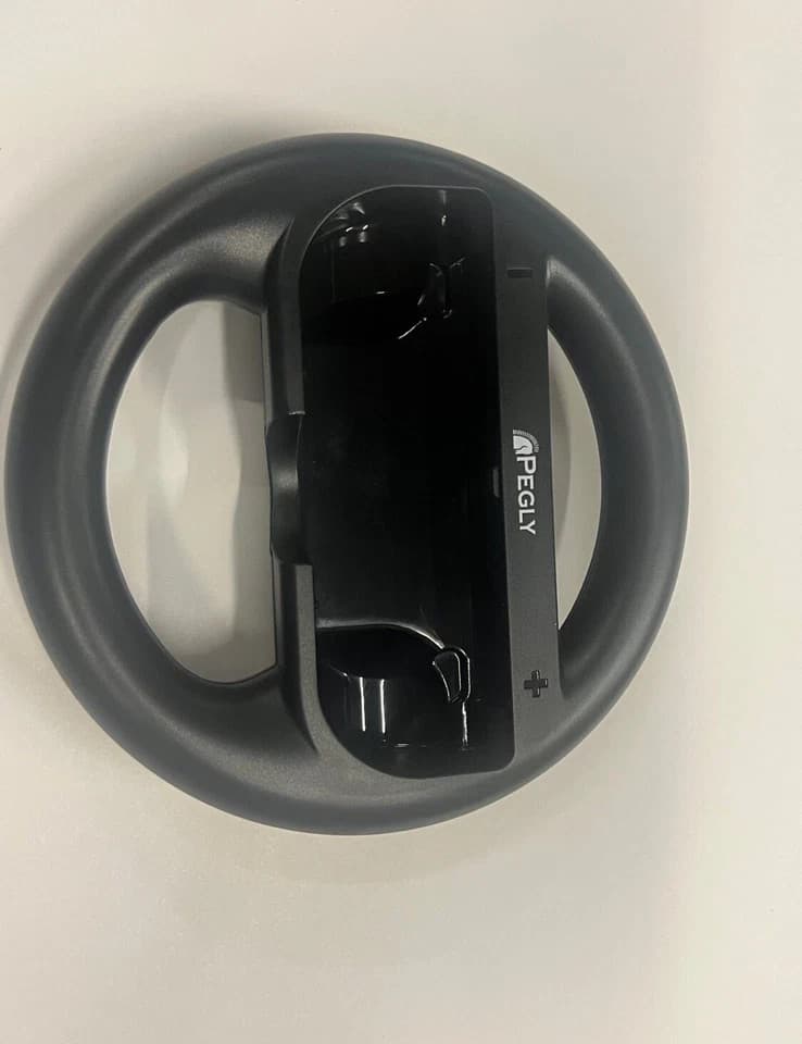 2 Pack Racing Steering Wheel For Nintendo Switch Joy-Con Controller Handle Grip