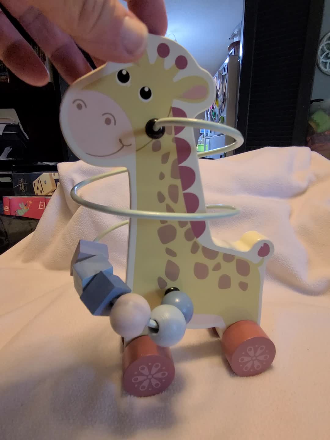 Giraffe Wooden Bead Maze Toy - Video 2