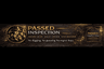 Passed Inspection