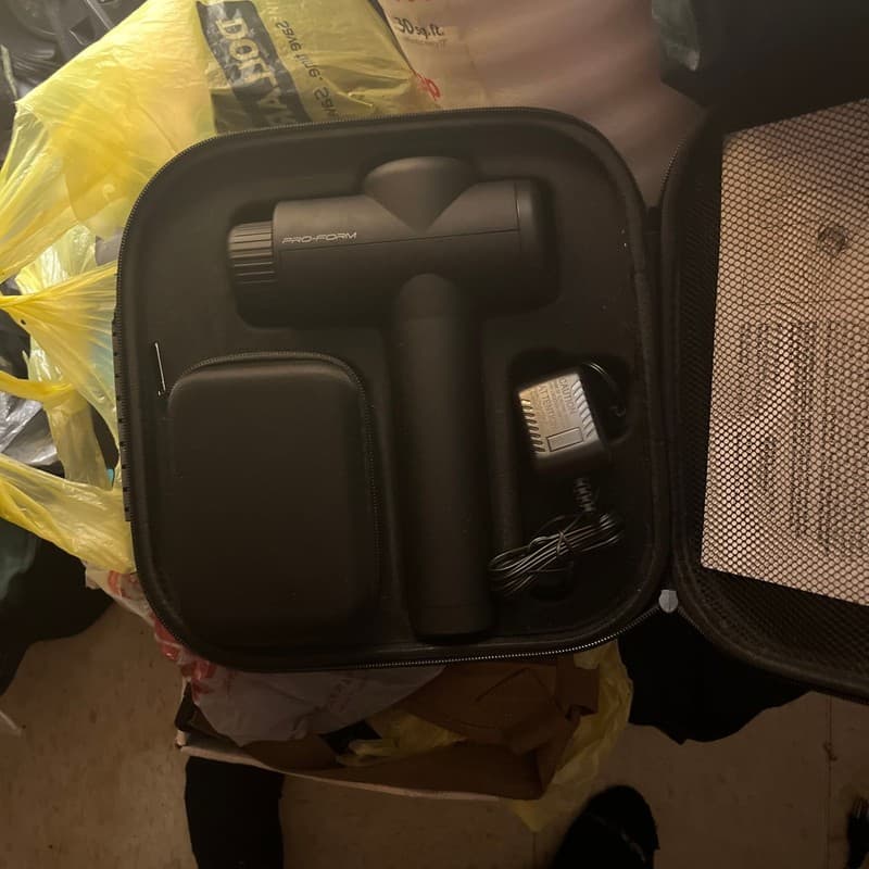 ProForm Percussion Therapy Gun with Charging Cable and Carrying Case