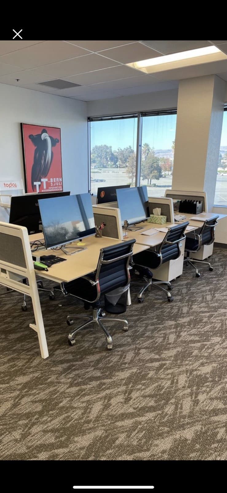 Steelcase Turnstone Bivi  For 6 Light Beige - Thumbnail 2