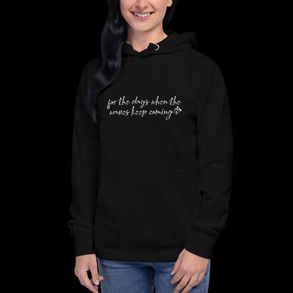 For the Days When the Storms Keep Coming Unisex Cotton-Blend Hoodie – Comfort Fit, Front Pouch - Thumbnail 3