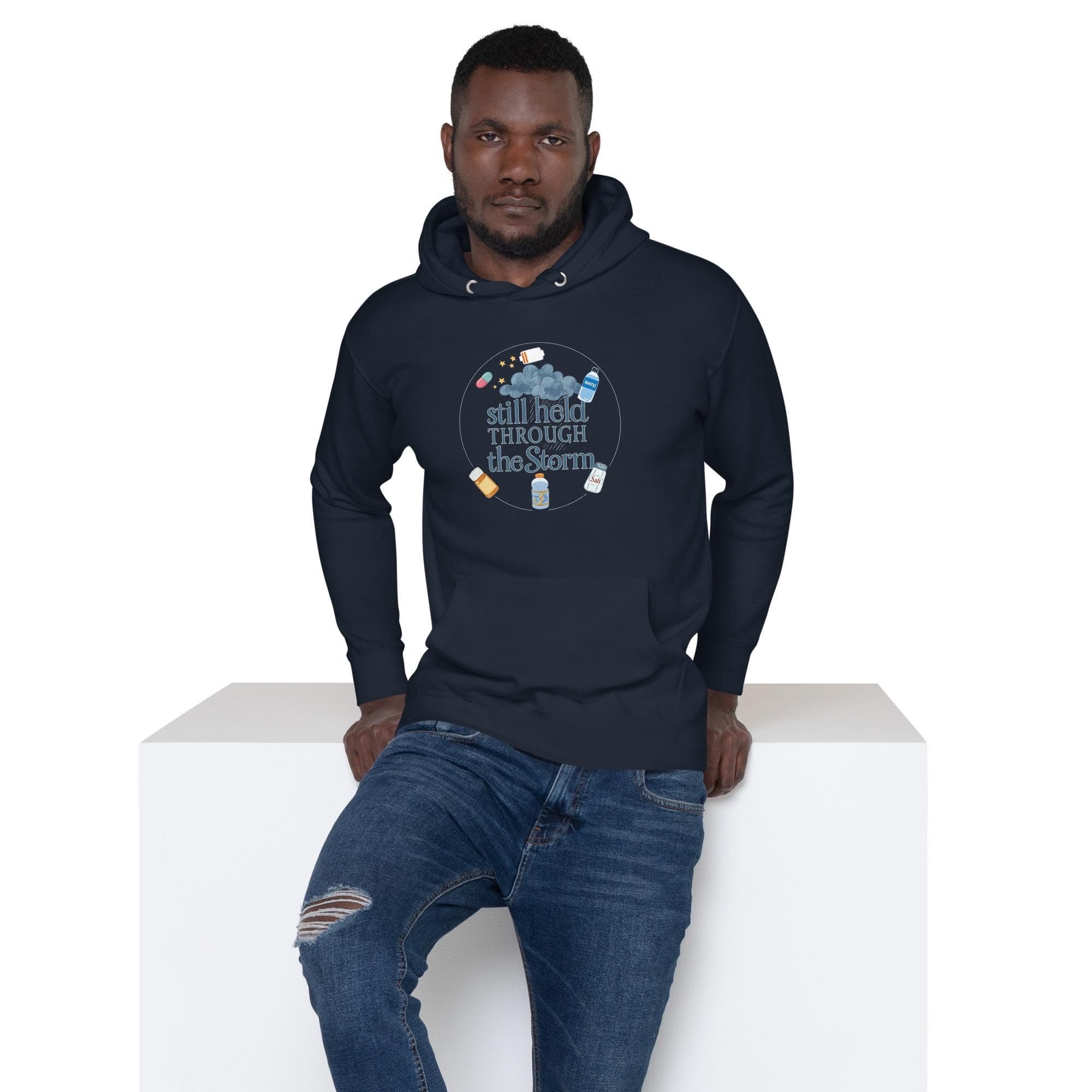 Still Held Through Storm Unisex Hoodie – Encouraging Faith Apparel - Thumbnail 4