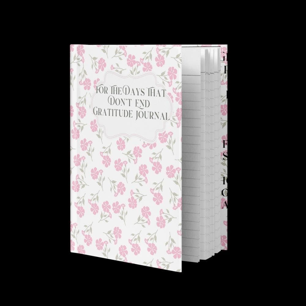 Floral Hardcover Gratitude Journal – Chronic Illness & Faith - Thumbnail 2