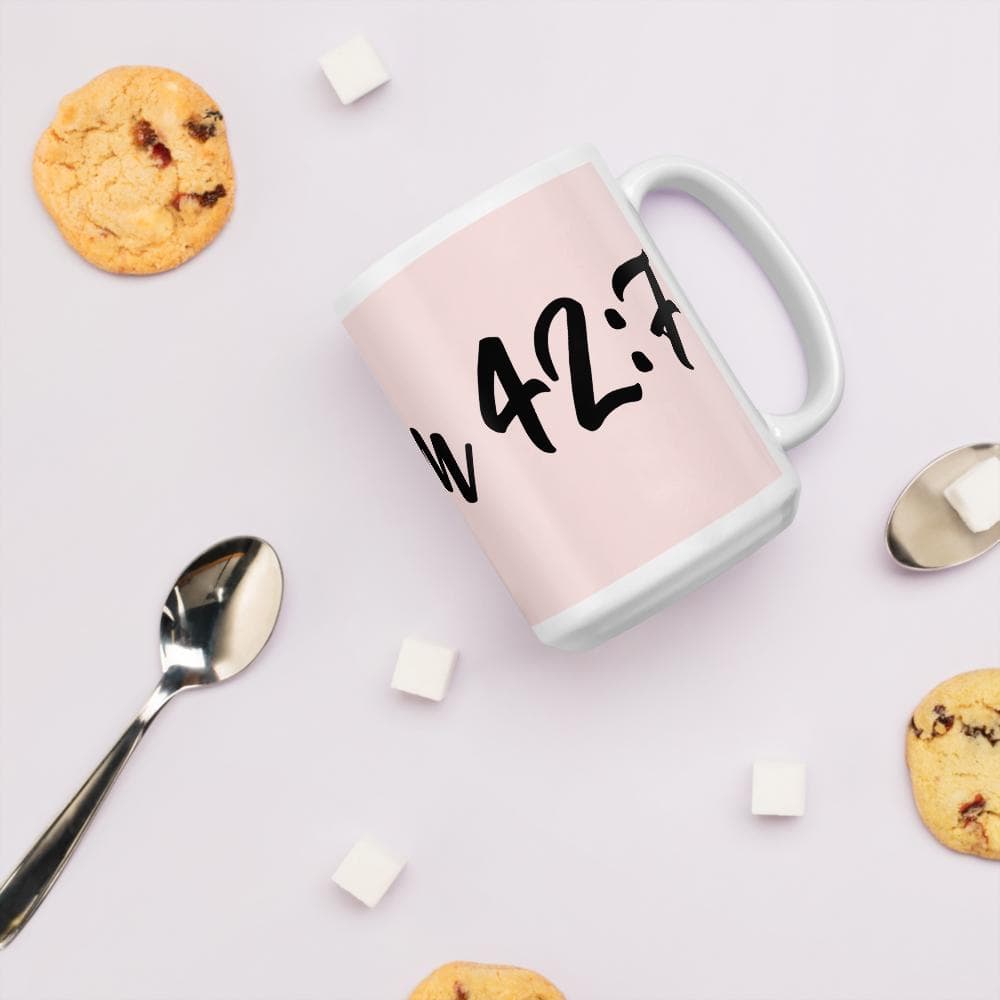 Psalm 42:7 Coffee Mug – Inspirational Christian Gift, 15 oz - Thumbnail 2