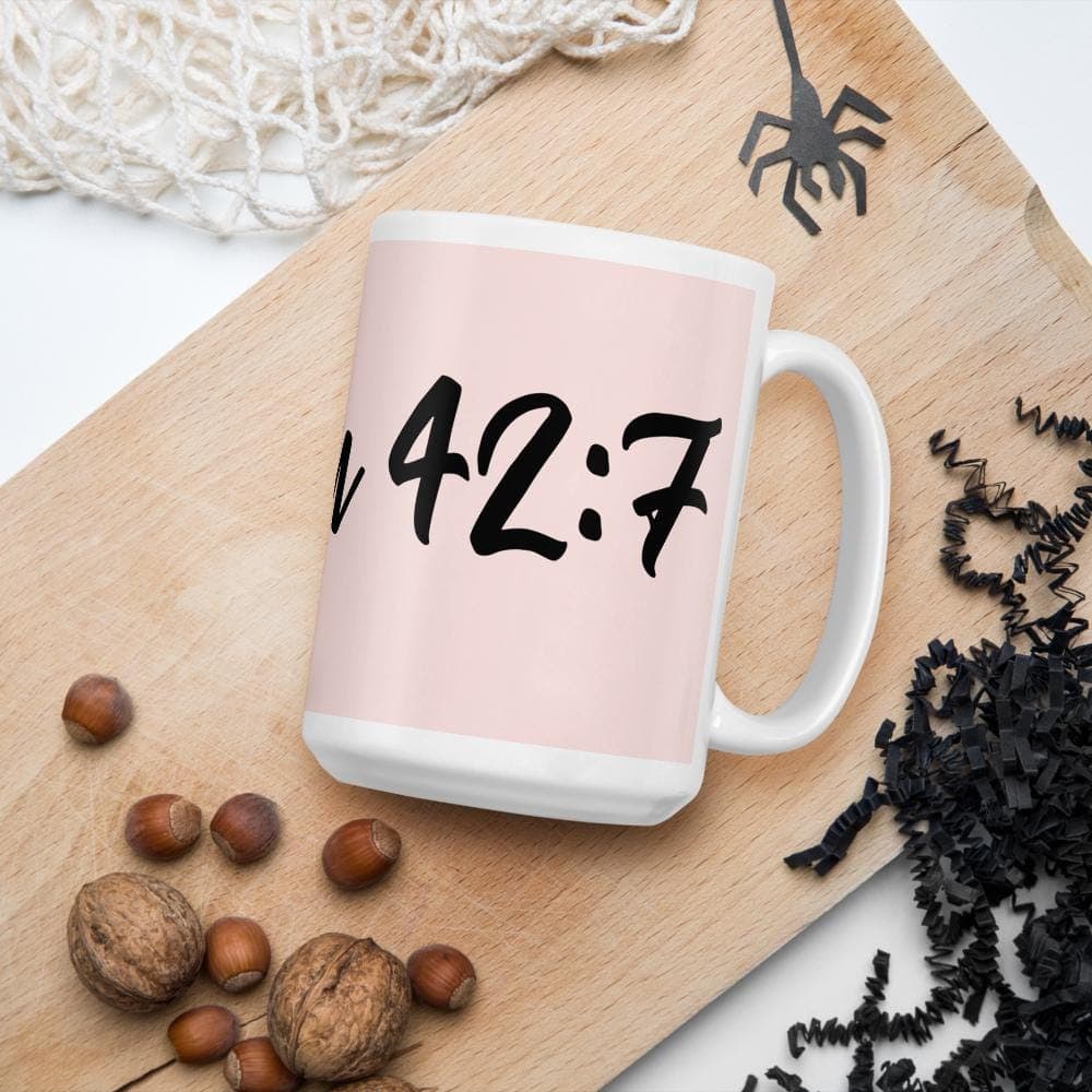 Psalm 42:7 Coffee Mug – Inspirational Christian Gift, 15 oz - Thumbnail 8