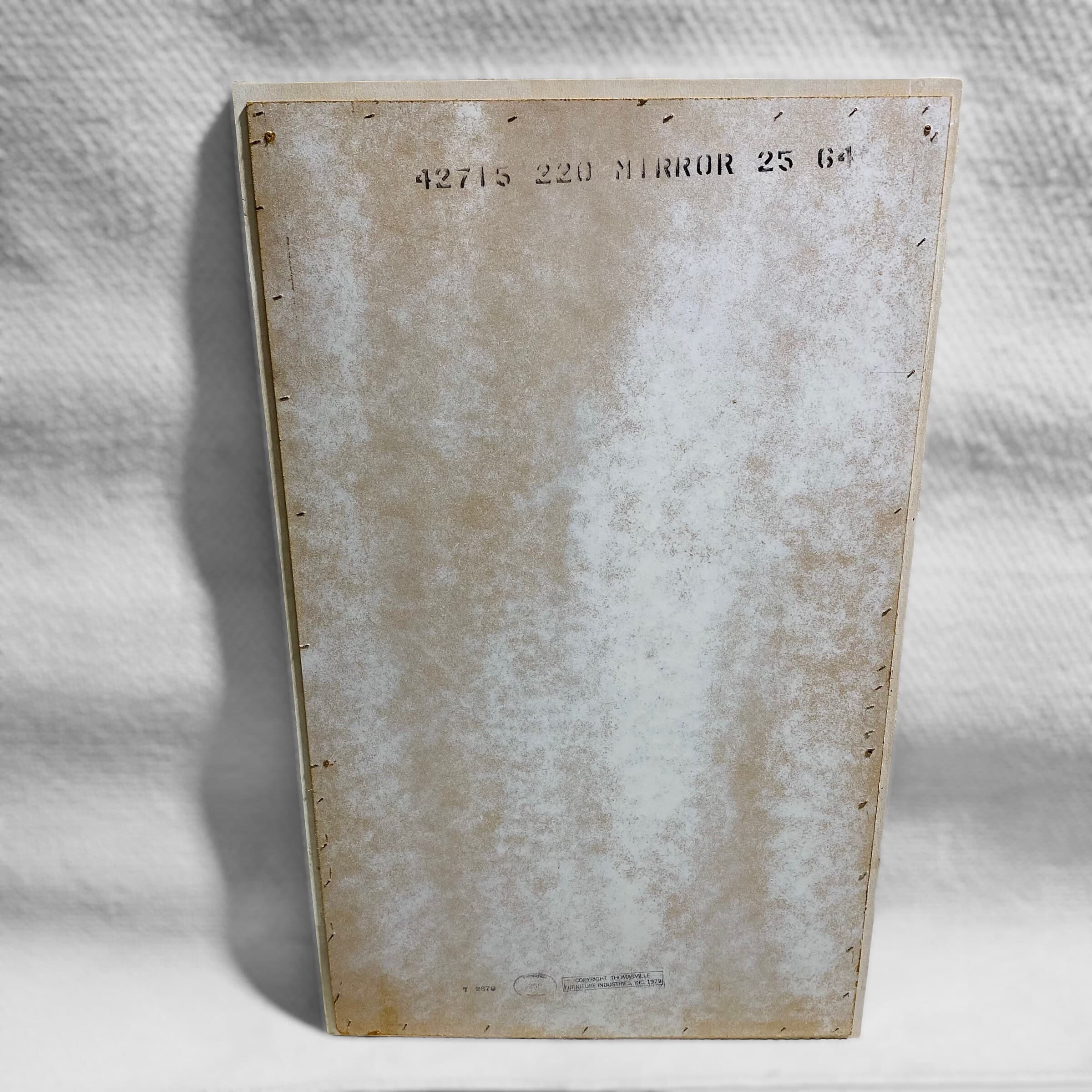 Chinoiserie Mirror by Thomasville 46x28 LOCAL PICKUP Vintage Creamy White Faux Bamboo Fretwork Brass Asian Chinese Chippendale Style - Thumbnail 6