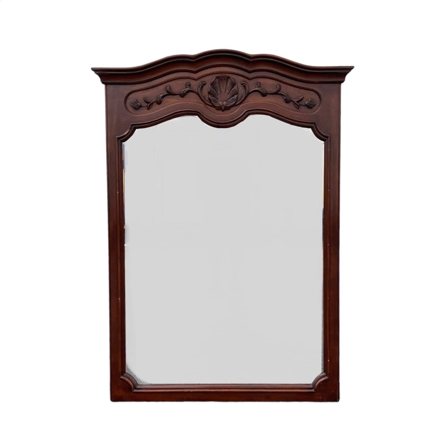 French Provincial Mirror 51x37 LOCAL PICKUP Vintage Century Furniture Wood Wall Mirror - Image 1