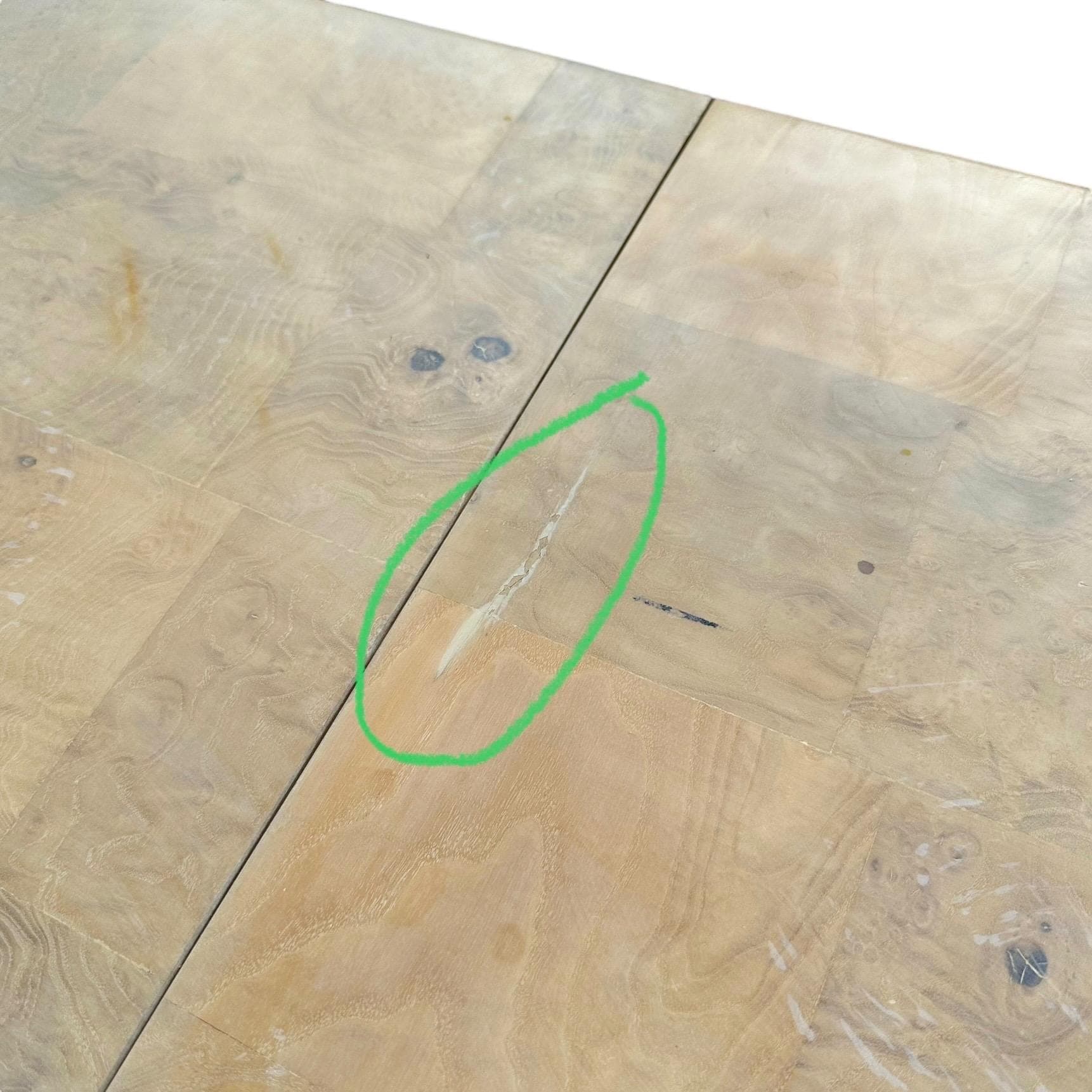 Chinoiserie Server by American of Martinsville 44" - Vintage Blonde Burl Wood, Gold Brass & Expanding Table Ming Asian Sideboard Cabinet - Thumbnail 6