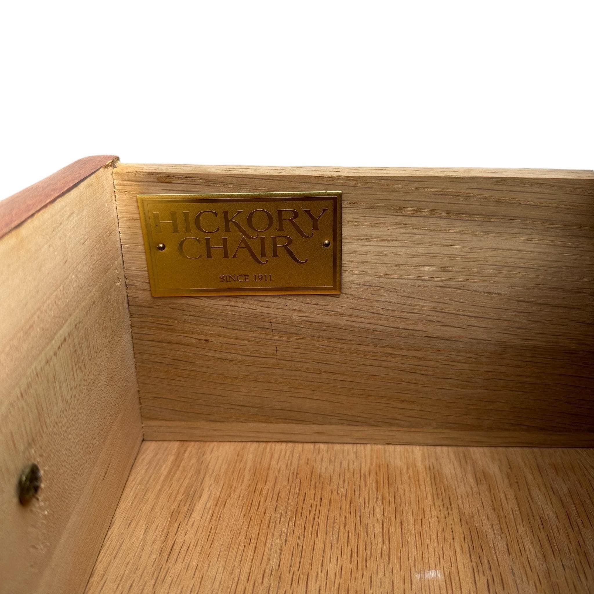 Louis XV Style Commode by Hickory Chair 30” Vintage French Provincial Cherry Wood Chest - Thumbnail 8